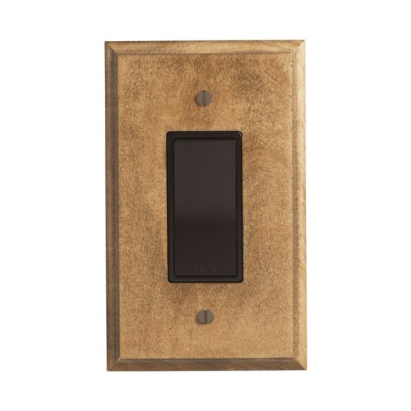 Hard Maple Switch Plate – 1 Paddle