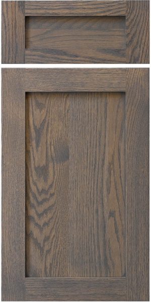 Standard Red Oak Driftwood Albany Cabinet Door Style