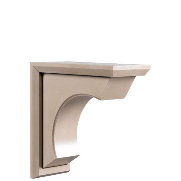 Arctic White with Pewter Glaze Colourtone Laurel Medium Bracket