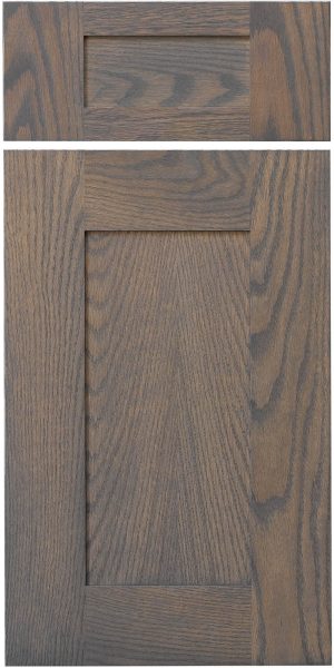 Standard Red Oak Driftwood Cortland Cabinet Door