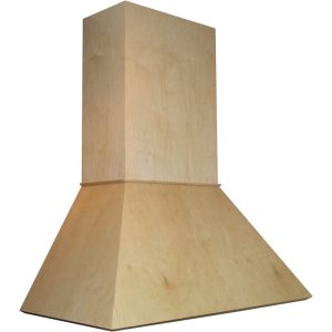 Natural Hard Maple Euro Range Hood