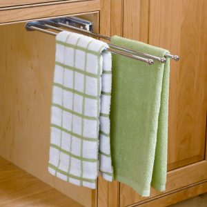 Cabinet Pull-Out Towel Bar