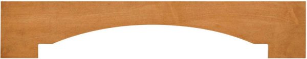 Natural Alder Classic Arch Cabinet Valance