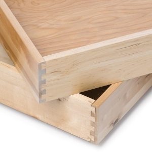 Natural Birch Unfinished Dovetail on Drawer Boxes