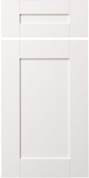 Decorative Laminate Veneers White Dove Delray 300 Cabinet Door