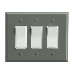Hard Maple Switch Plate – 3 Paddle