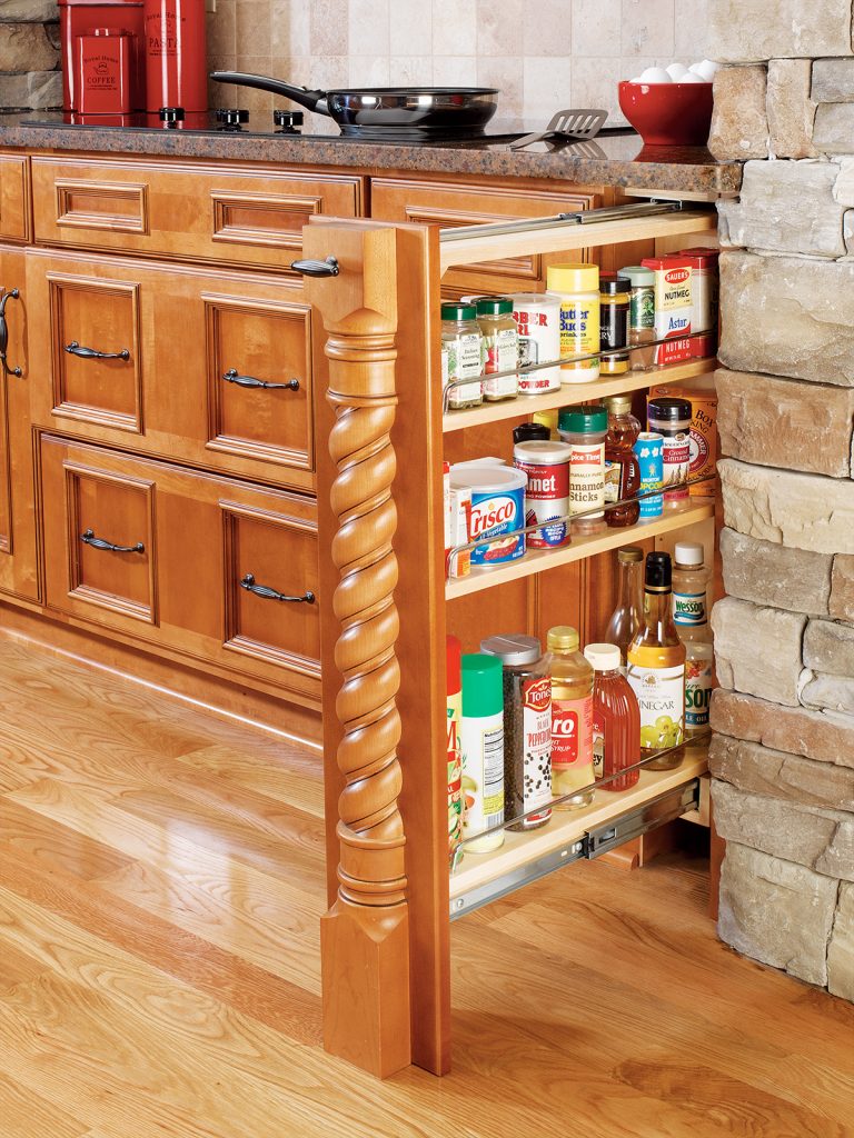 Base Filler Pull-Out Storage Unit | Ideal Interior Solution