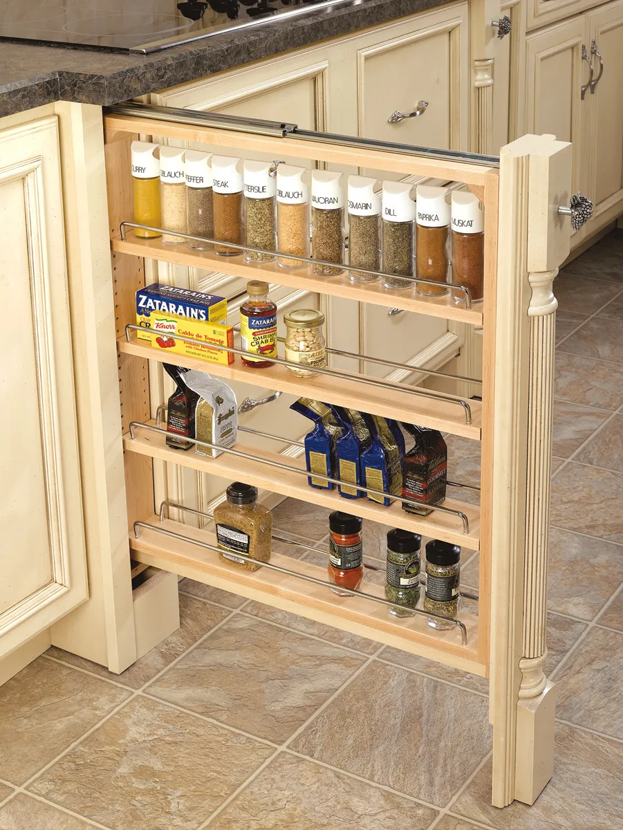 How About The Pull Out Spice Rack?