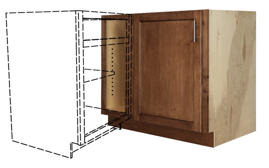 Base Full Door Blind Left Blinds Conestoga Wood