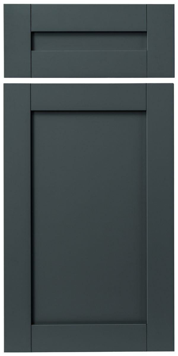 Decorative Laminate Veneers Anthracite Matte Boca 225 Cabinet Door