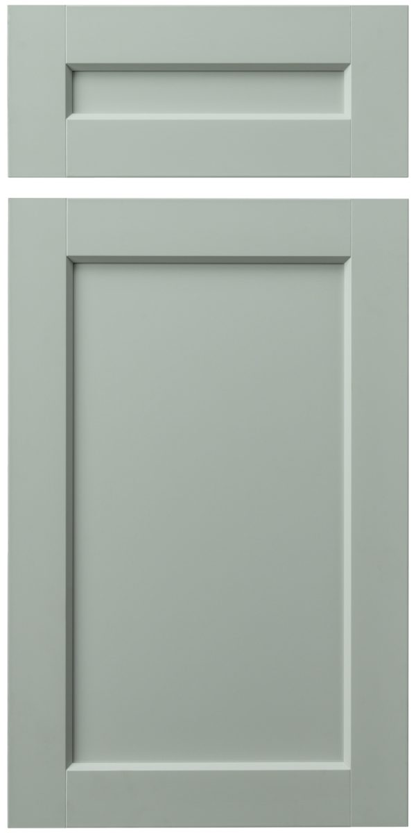 Decorative Laminate Veneers Light Grey Matte Cabo 225 Cabinet Door