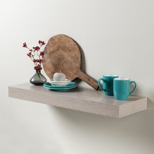 Quarter Sawn White Oak Floating Shelf