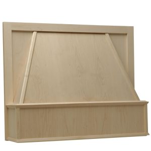 Unfinished Hard Maple Select Range Hood