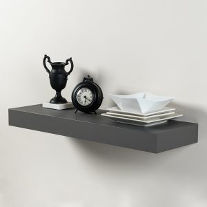 Super Matte Anthracite Matte Floating Shelf