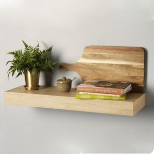 Roble Aurora Floating Shelf