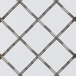 Satin Steel Reeded Wire Grille WG104