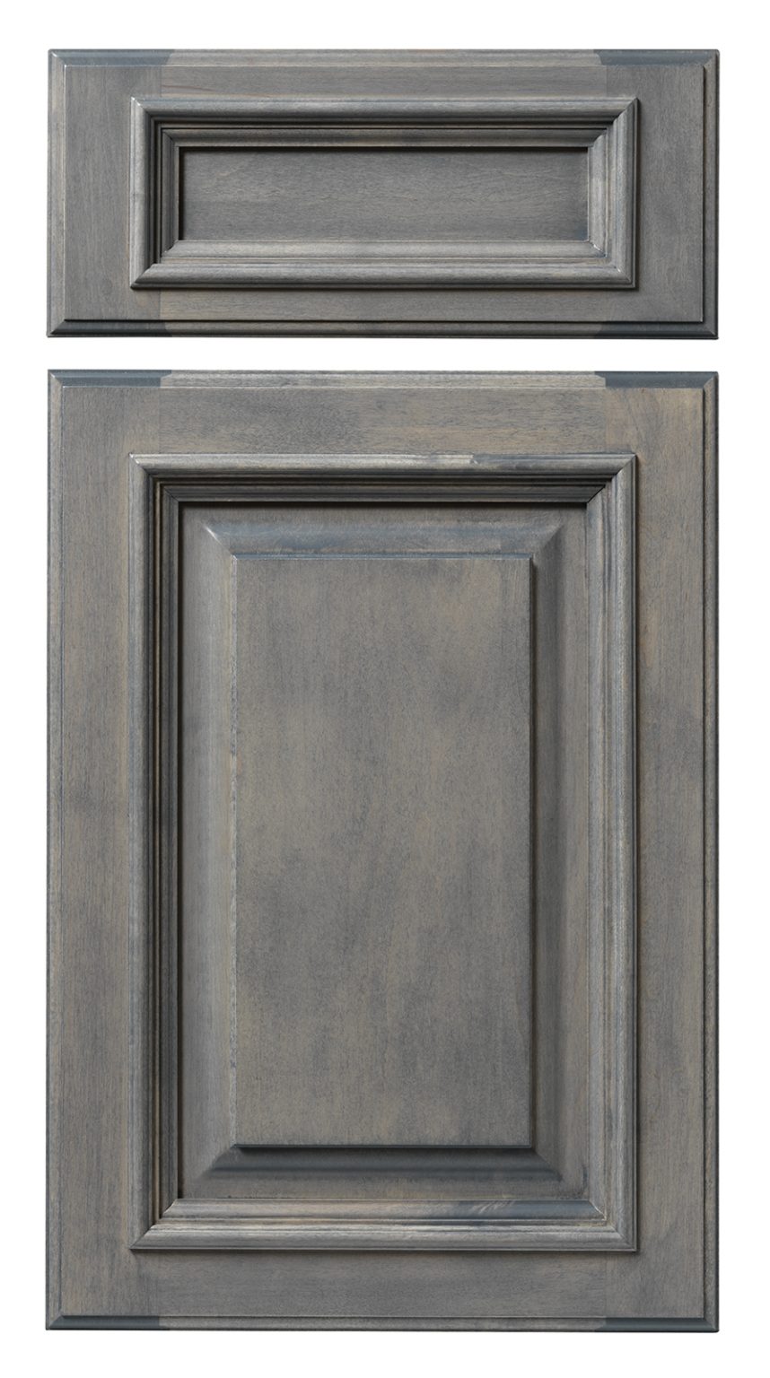 Raised Panel Driftwood Churchill Door